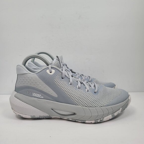 Under Armour UA HOVR Breakthru Women's Gray Basketball Shoes 3024398-101 US Sz 9 - Picture 3 of 10